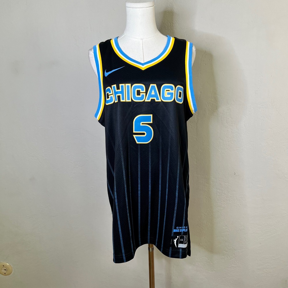 Chicago Sky Angel Reese Nike Basketball Jersey Womens M Black New Explorer Ed.